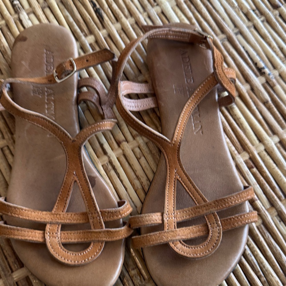 Aldo Women's Brown Leather Sandals
